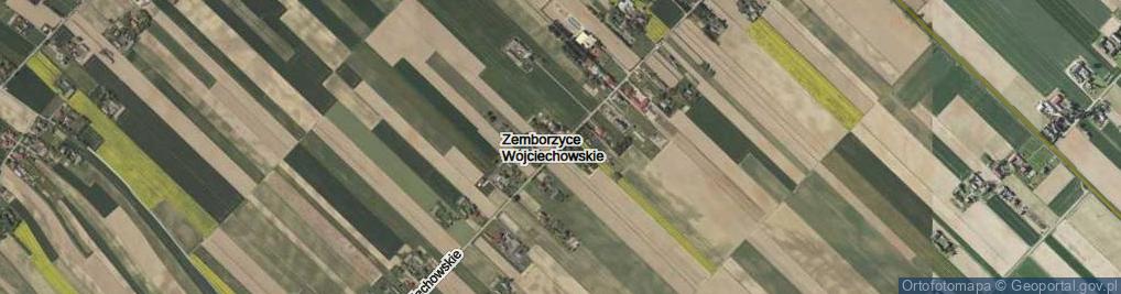 Zdjęcie satelitarne Zemborzyce Wojciechowskie ul.